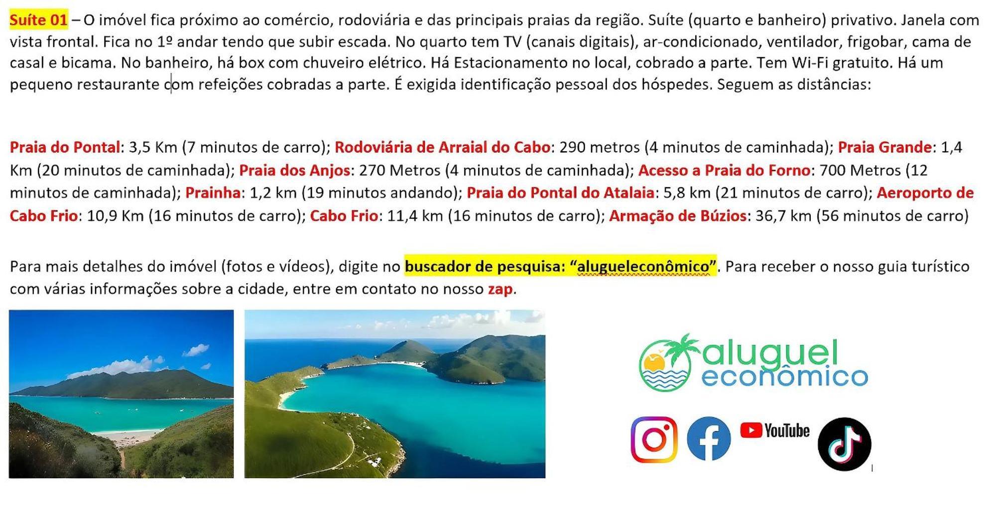 Arraial Do Cabo - Recanto Das Tartarugas - Aluguel Economico Ngoại thất bức ảnh